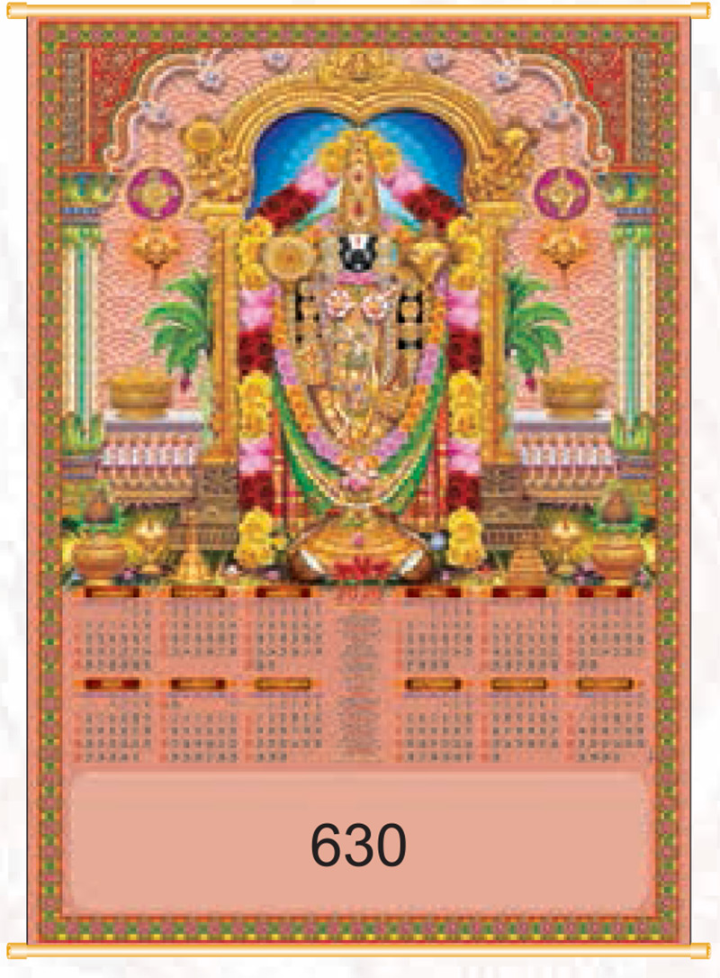 Big Catalogue B-630 - Rose Golden Calendar