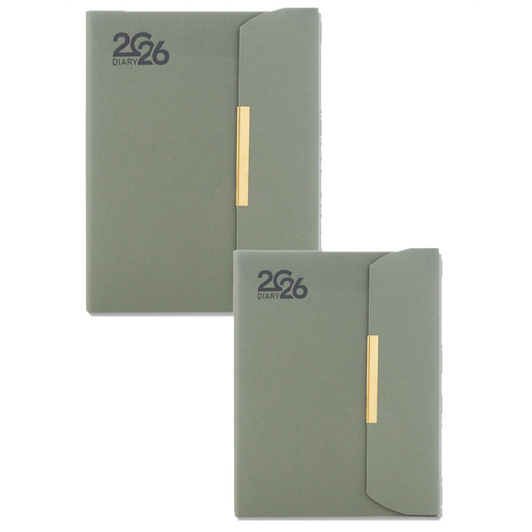Diary cl-143 - PU Green 3-Folder Diary