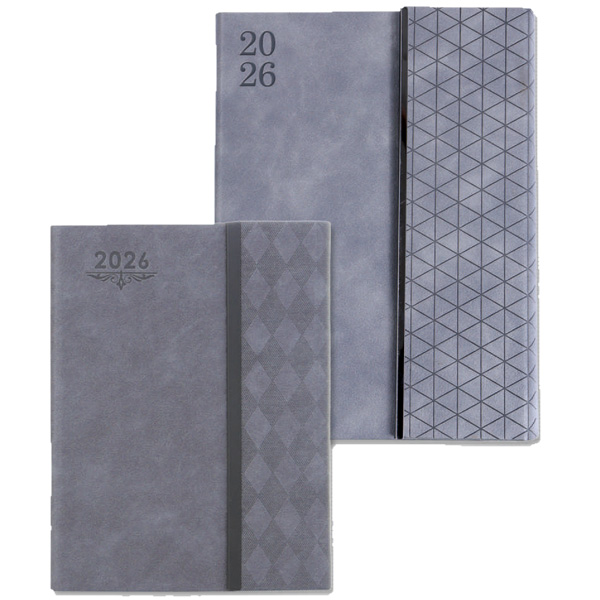 Diary cl-153 - PU Grey 3-Folder Diary