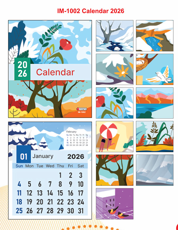 IM-1002 Mini Table Calendar