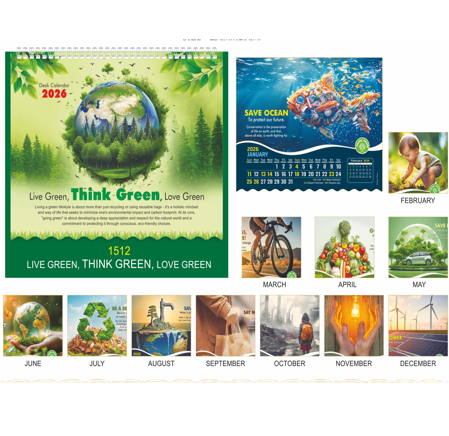 Golden Calendar G-1512